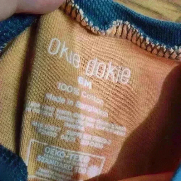 Okie Doke "Loud+Happy" Outift, Size 6m - Picture 3 of 3